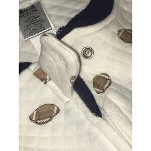 Humble Bebe Football Swaddle Baby Blanket Size Large 12-18M